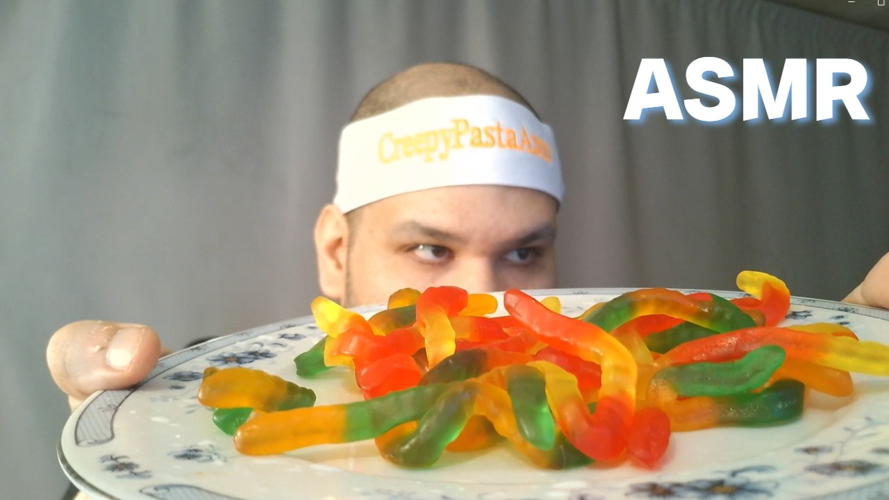 Asmr Eating Great Value Gummy Worms!