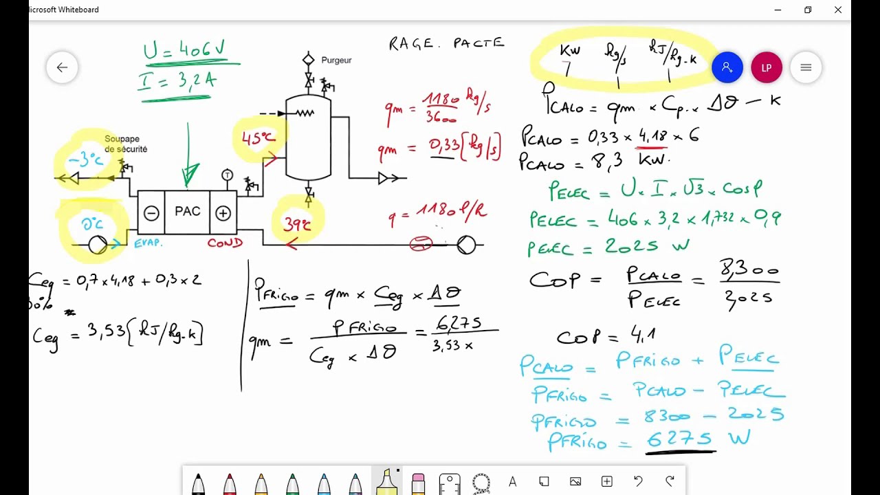 Qualipac 4, Géothermie PAC EAU/EAU calcul des puissances électrique — free download