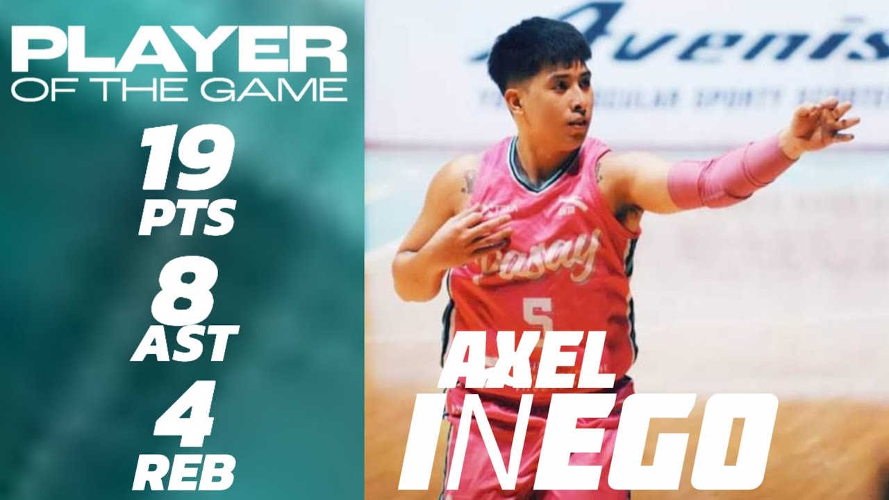AXEL IÑIGO | PLAYER OF THE GAME, 19 PTS 8 AST 4 REB vs. QUEZON HUSKERS ...