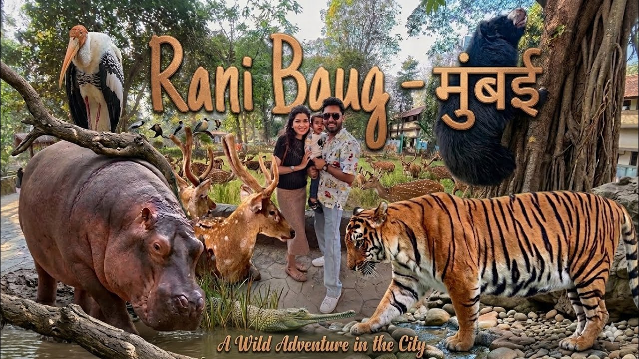 Rani Baug Byculla Mumbai Zoo चा जबरदस्त Vlog Wild animals Jungle Safari Penguin बिबट्या Tiger वाघ