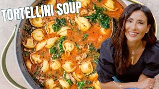 Sausage Tortellini Soup: Comfort food in a bowl!