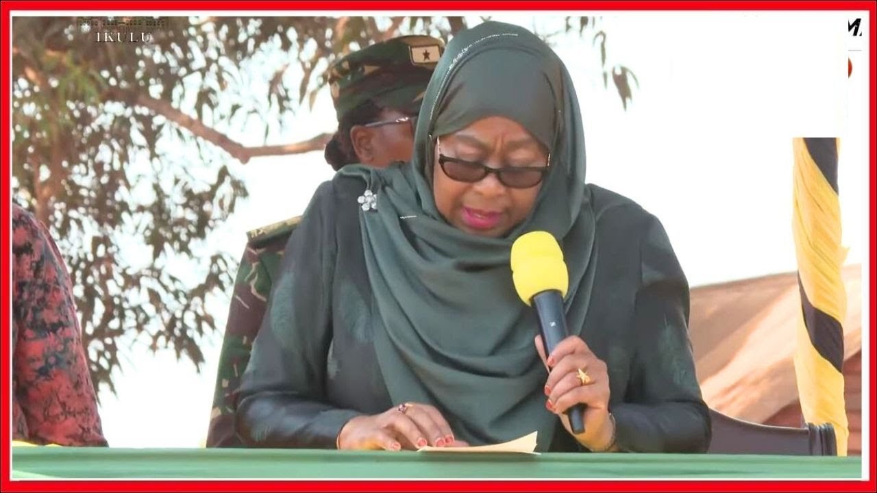 🔴#Live: RAIS SAMIA AZUNGUMZA na WANANCHI wa LITOLA - "KUNA MAENDELEO ...