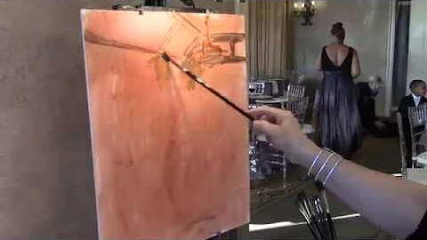 Live Wedding Painting by DebraLatham.com