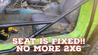 Fixing the Seat in My Geo Tracker
