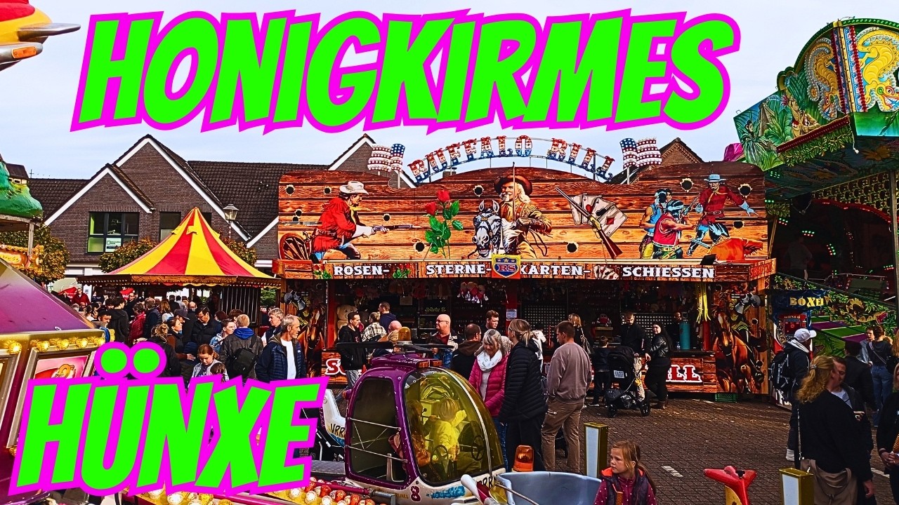 Honigkirmes Hünxe - Rummel auf dem Dorf - 20.10.2024 - Kirmes NRW Niederrhein Kreis Wesel