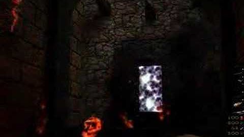 Quake 1 quakeworld FTE rocket trail particle test 2007