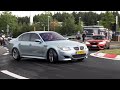 Crazy BMW's Drifting Roundabout in Rain - M5 E60 Eisenmann, M2 Competition, M3 F80, 550hp M4 Etc!!