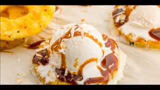 Toasted Pineapple Sundaes# Pineapple Recipes# Quick Dessert Recipe#