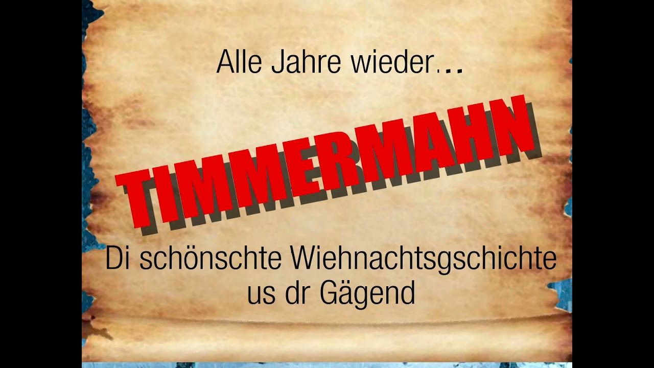 Timmermahn Weihnachtsgeschichten
