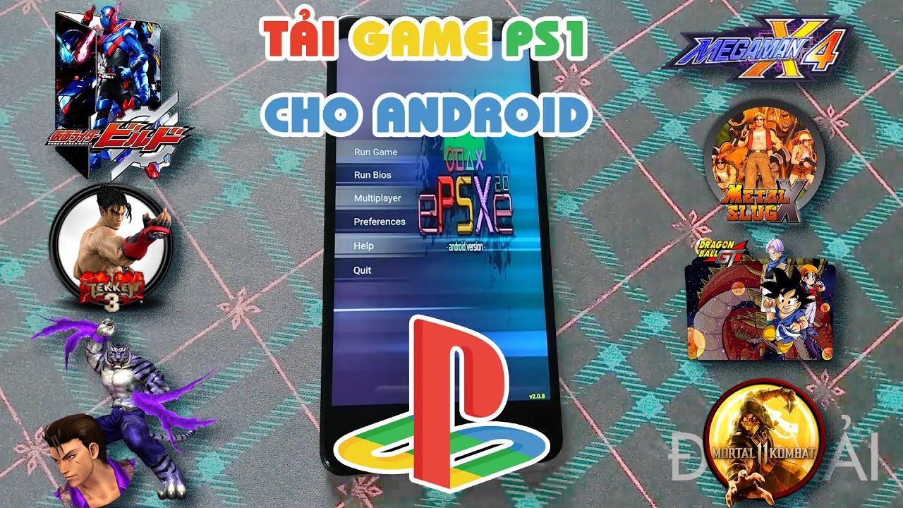 Hướng dẫn tải game giả lập PS1 cho Android dễ nhất 2020