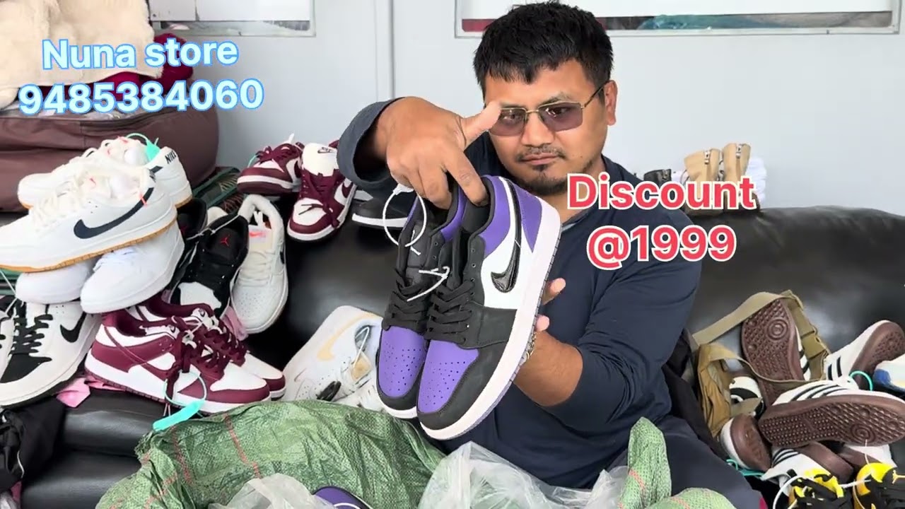 Branded sneaker lo thleng, kumthar discount kan nei nghal e, only @1999, Nuna store, iti veng