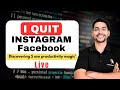 I Quit instagram and facebook : Discovering 5 am Productivity Magic ! | B.Tech CSE Students