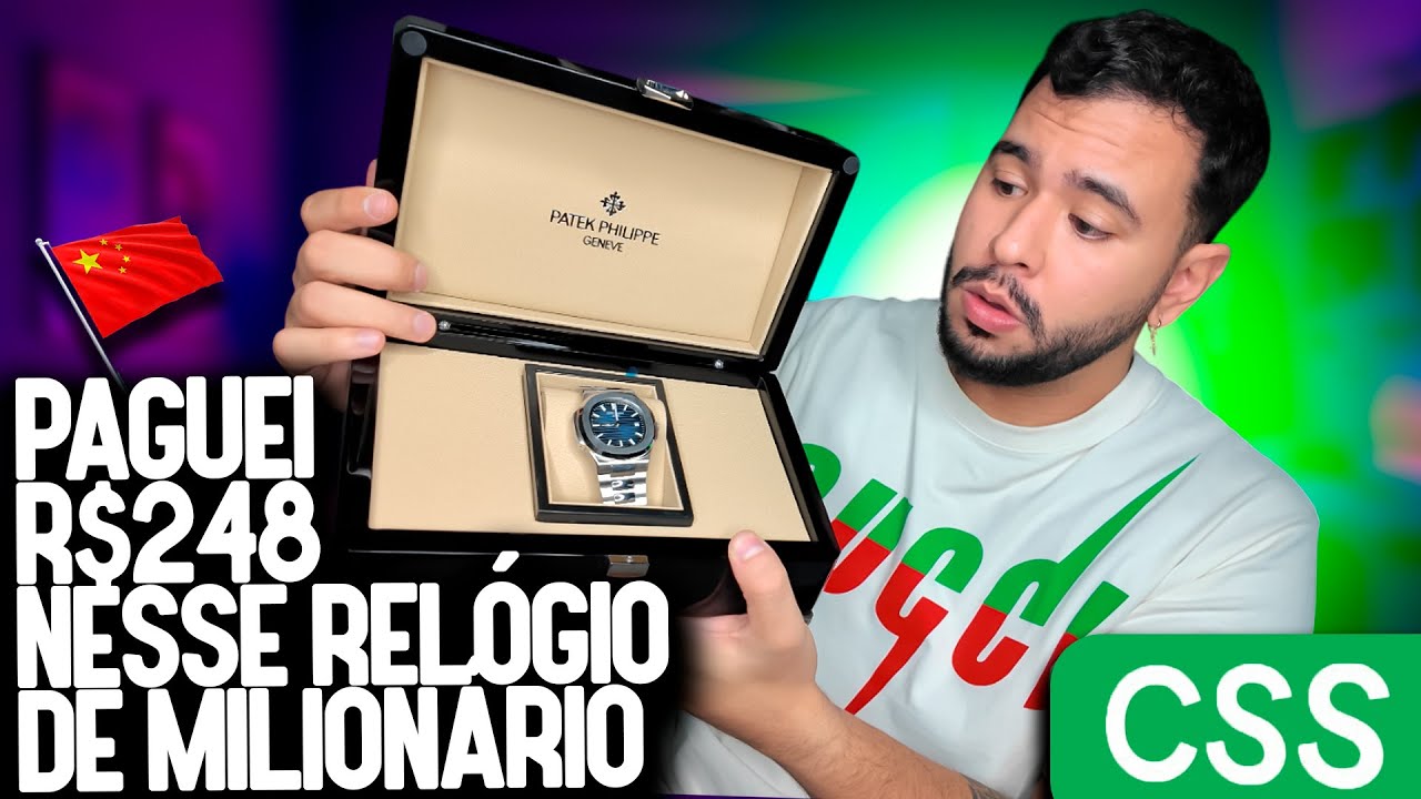 COMPREI RELÓGIO de LUXO NAS FÁBRICAS CHINESAS