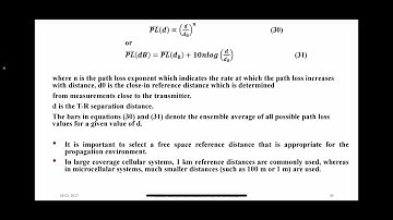 Practical link budget design using path loss model