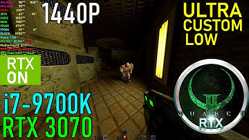 Quake II (DXR) RTX 3070 & 9700K 4.7GHz - Max Settings 1440P