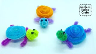 How to Make Pipe Cleaner Tortoise || Pipe Cleaner Crafts