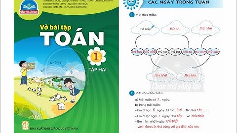 Sách bài tập toán lớp 1 tập 2 năm 2024