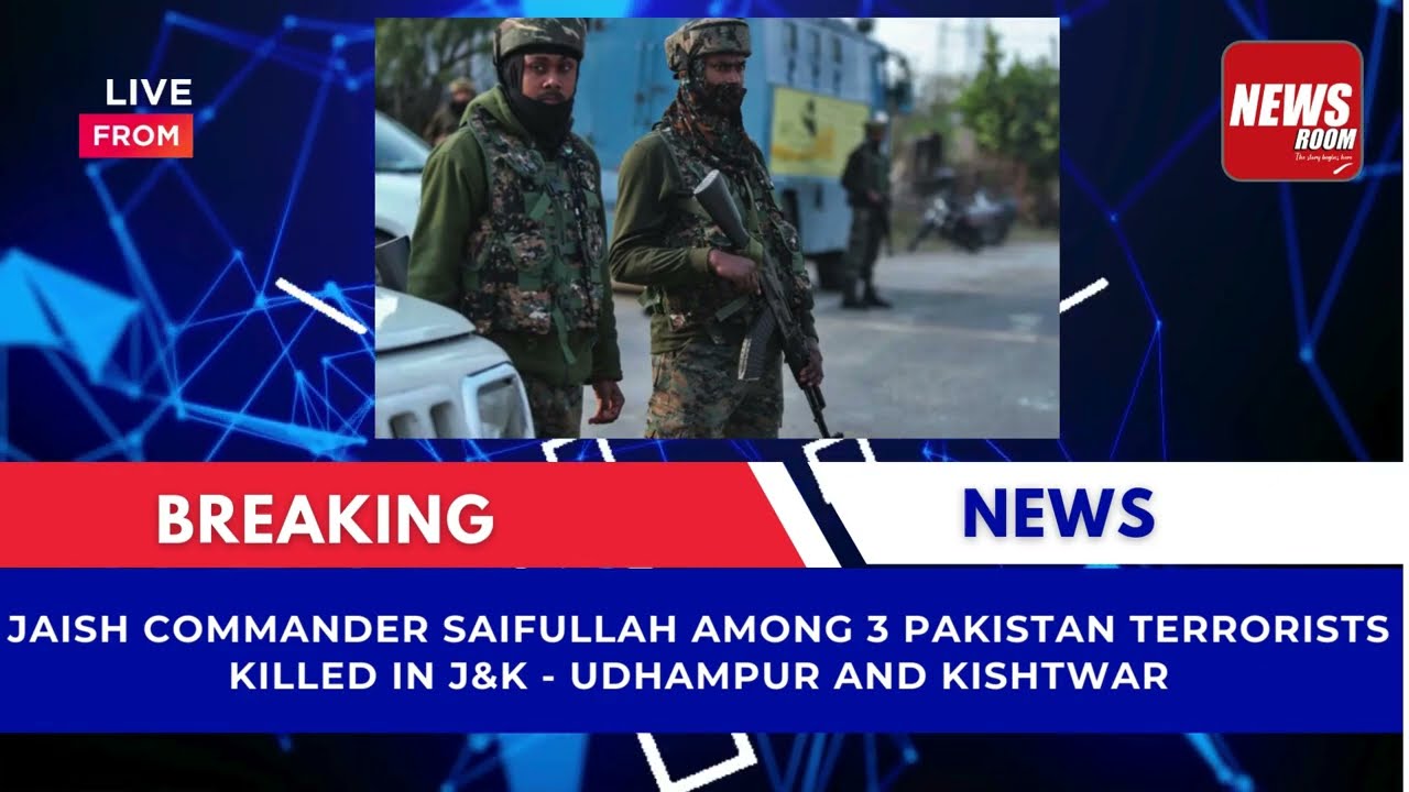 Top Jaish Commander Saifullah Killed in J&K Encounter | Major Win for Security Forces | News Room