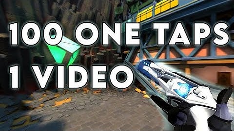 100 one taps in one video