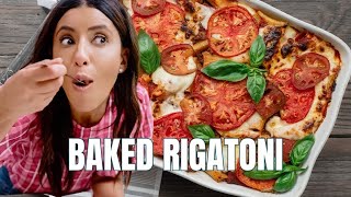 Ultimate Baked Rigatoni with Beef and Veggies | The Mediterranean Dish