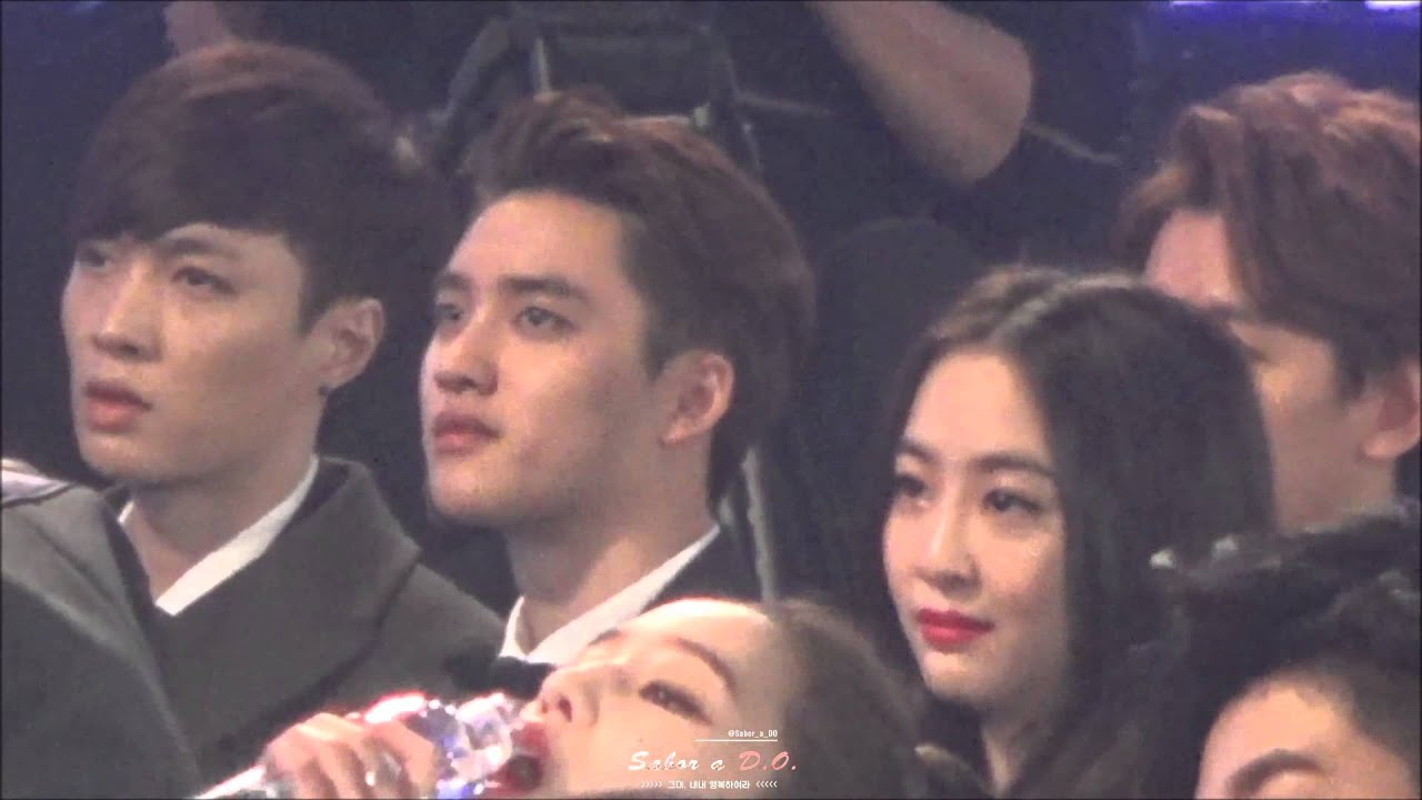 150128 가온Kpop 어워드 EXO 가수대기석 2 (D.O. focus)