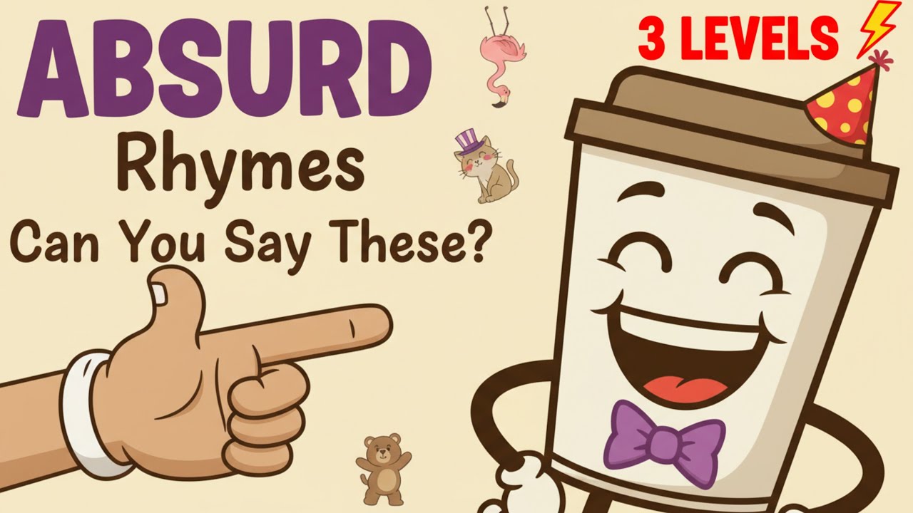 Boost Your English Speaking with ABSURD Rhymes! - YouTube