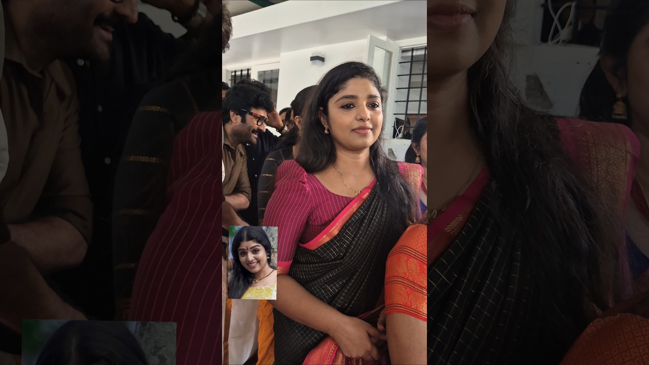 സീരിയൽ നടി അമല ഗിരീശൻ സിത്തര സീരിയലിന്റെ പൂജക്ക്‌ 