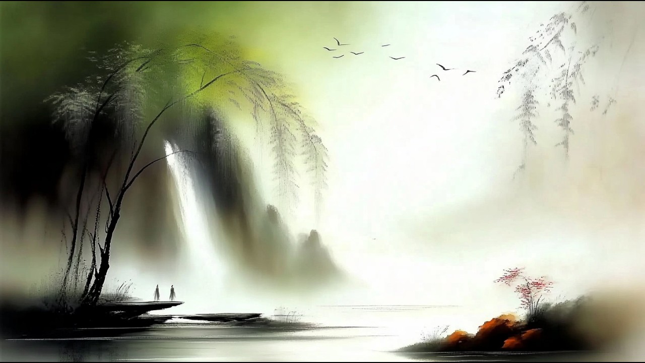 世事漫隨流水，算來一夢浮生。箏撥流水，簫引清風 ，驚艷了時光🍃養生 療癒 冥想 靜心 陪伴 助眠 #MeditationMusic #ChineseZither #RelaxingMusic