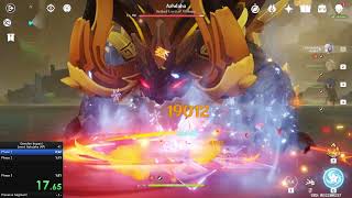 Genshin Impactwl8 Lv.90 Azhdahapyroelectro Vs 4 Characters 147 No Food Invalidated