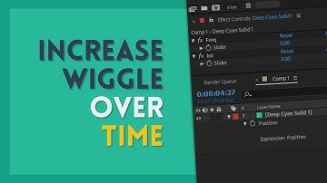 Increase Wiggle Over Time | After Effects Tutorial