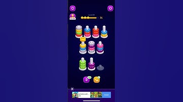 Nut Sort: Color Sorting Game | Level 99 | NO REVERTS #mobilegame #gaming  #gameplay