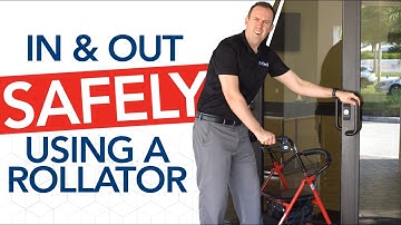 How to Go Through Doors Safely Using a Walker