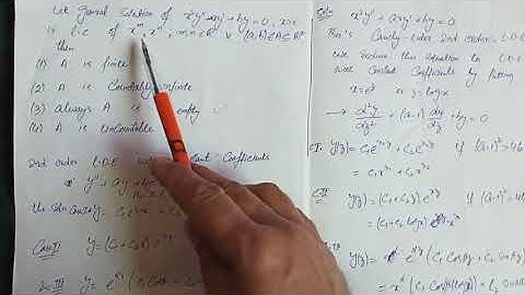 Question based on cauchy