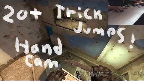 CS:GO mirage 20+ kz/bhop tricks 64 tick (HANDCAM)