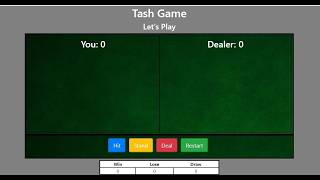 Tash Game Using Vanillajs