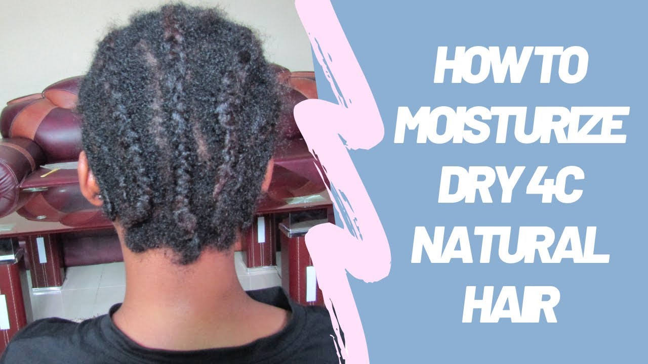 How To Moisturize Dry, Frizzy 4C Natural Hair AND Retain Moisture YouTube