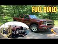 Rebuilding A Wrecked 2014 Chevy Silverado in 10 minutes (COMPLETE TRANSFORMATION)