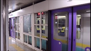 京都市営地下鉄東西線・京阪京津線 御陵駅に太秦天神川行き京阪800系が到着～発車まで