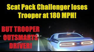 SCAT PACK Challenger goes 170-185 MPH fleeing from Arkansas State Police - Trooper outsmarts him