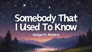 Somebody That I Used To Know - Gotye ft. Kimbra (Lyrics) 🐝🎧