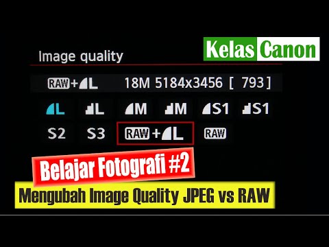 Belajar DSLR Canon #2 : Apa Beda JPEG dan RAW ?