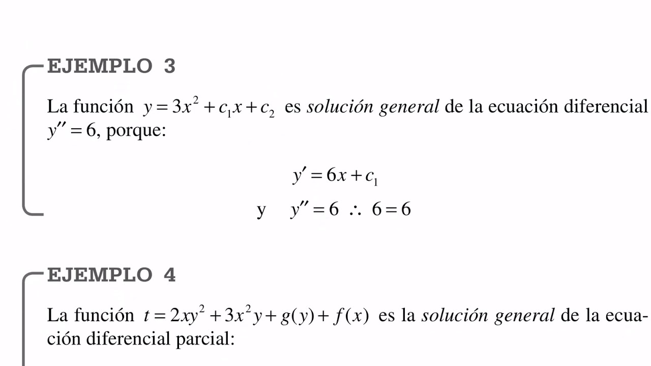 007 Ecuaciones Diferenciales. Comprobar si una