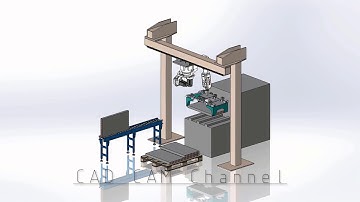 solidworks animation robot arm pick and place Robot Transfers Automation Machine