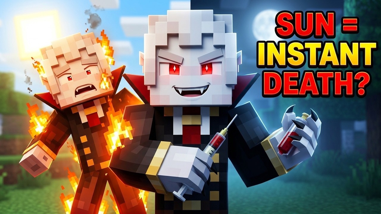 Sunlight is Now My Enemy in Minecraft