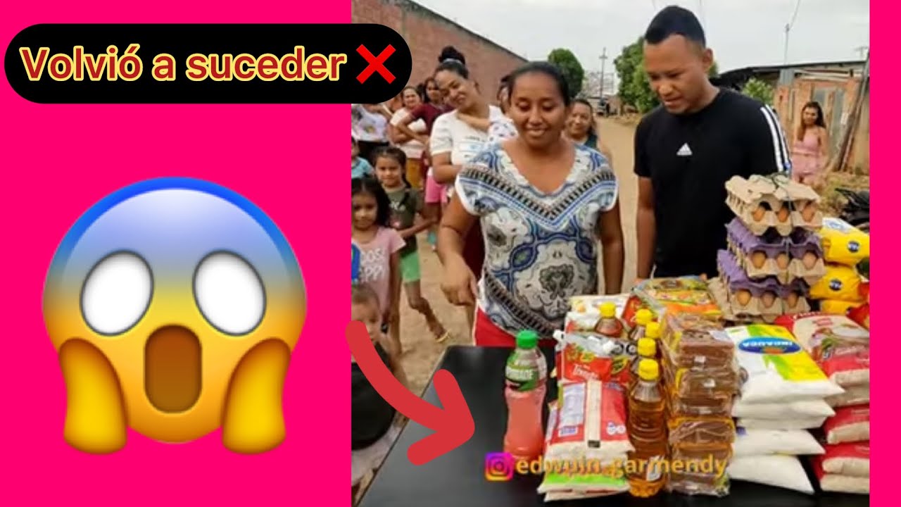 #viral 😱Volvió a SUCEDER 🫣 Regalo Mucho Mercado Al que PARE La BOTELLA ❌