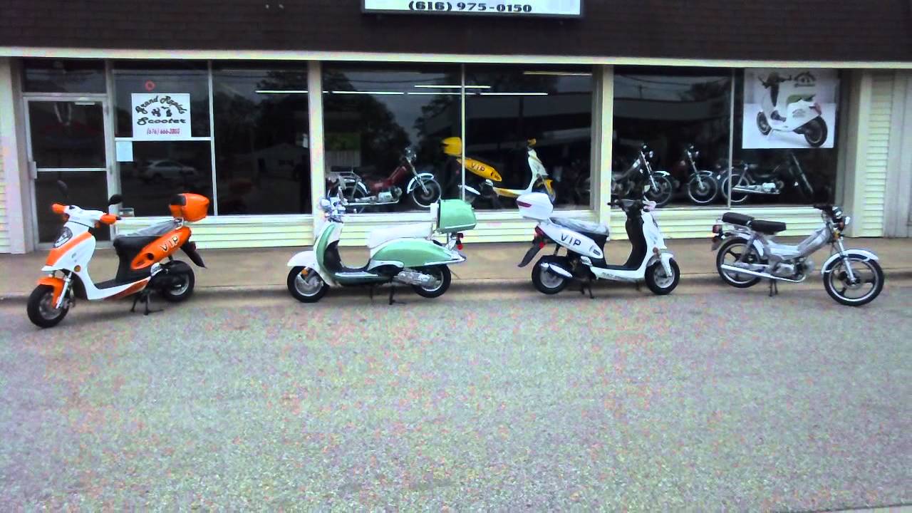 Moped Scooter Shop In Grand Rapids Grand Opening! YouTube
