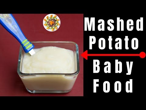 homemade-mashed-potatoes-baby-food-recipe-for-8-to-18-month-old-babies-|-weight-gaining-baby-puree