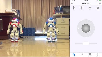 Remote Control NAO Robots to Dance together with iPad or iPhone