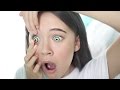 Putting in Color Contacts for the First Time | Creepy Color Contacts | Tips for Putting in Contacts