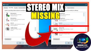 Stereo Mix Not Showing in Windows 10/11? Here's How to Fix It!